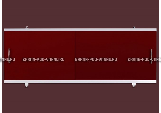 Экран EUROPLEX Универсал бордо под трубы – купить по цене 6250 руб. в интернет-магазине в городе Киров картинка 1