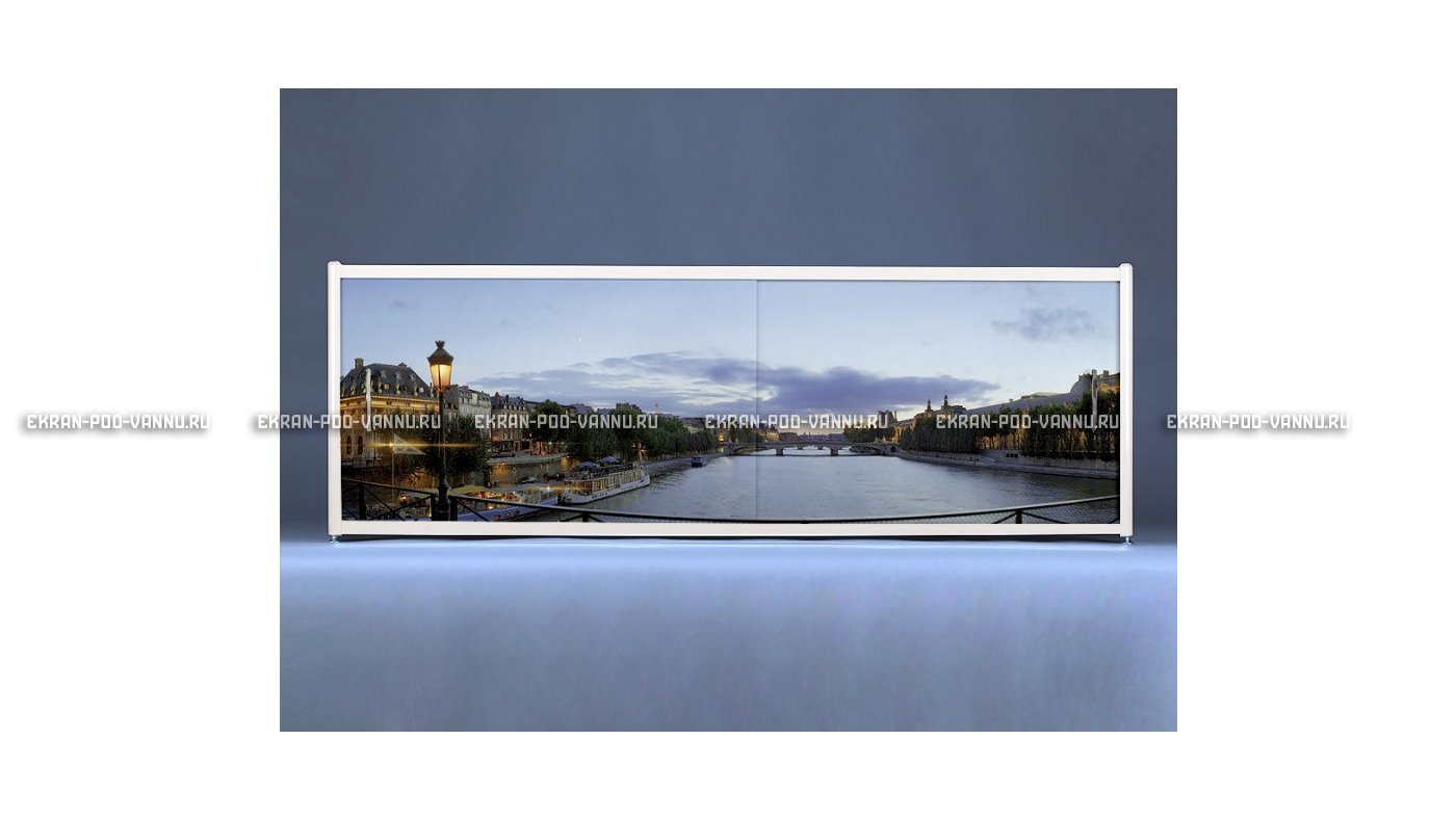 Раздвижной ФОТО экран - Evening city – купить по цене 8500 руб. в интернет-магазине в городе Киров картинка 6