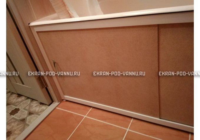 Раздвижной экран EUROPLEX Комфорт бежевый – купить по цене 6750 руб. в интернет-магазине в городе Киров картинка 2
