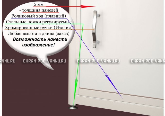 Экран на роликах EUROPLEX изображение 099 – купить по цене 12400 руб. в интернет-магазине в городе Киров картинка 2
