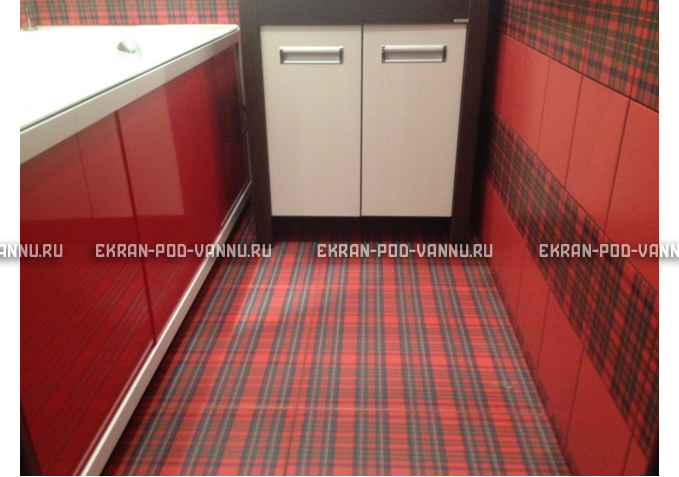 Экран раздвижной EUROPLEX Комфорт красный – купить по цене 6250 руб. в интернет-магазине в городе Киров картинка 3