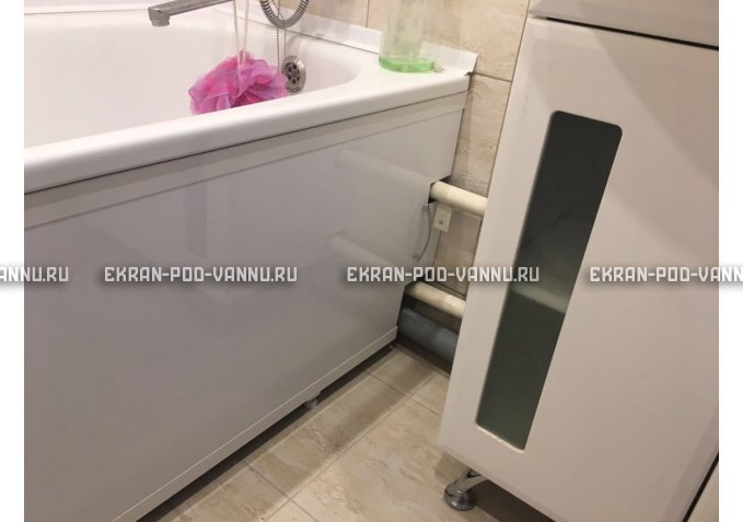 Экран под трубы EUROPLEX Универсал белый высокий – купить по цене 6550 руб. в интернет-магазине в городе Киров картинка 1