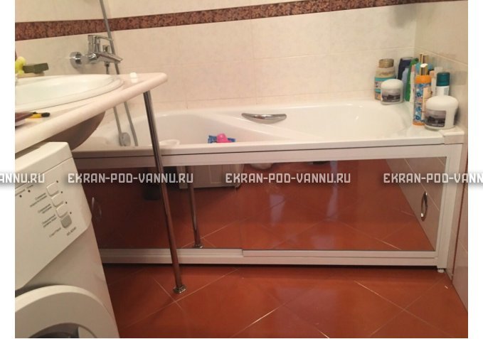 Раздвижной экран EUROPLEX Роликс Зеркальный – купить по цене 9700 руб. в интернет-магазине в городе Киров картинка 10