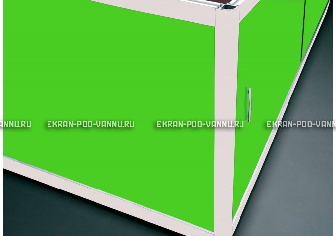 Торцевой экран EUROPLEX Комфорт салатовый – купить по цене 8760 руб. в интернет-магазине в городе Киров картинка 1