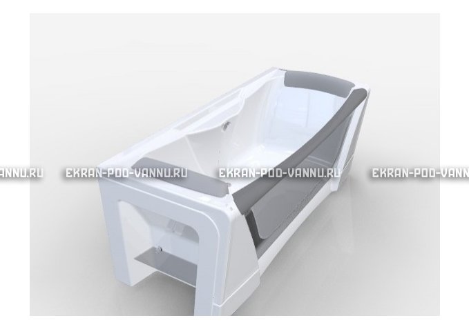 Прозрачная ванна 1MarKa Dolce Vita 180x80 – купить по цене 43200 руб. в интернет-магазине в городе Киров картинка 3