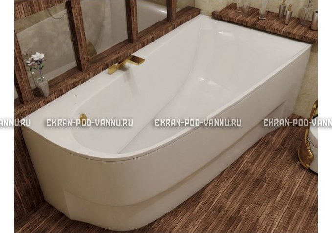 Акриловая ванна Vayer Boomerang 170x90 – купить по цене 47600 руб. в интернет-магазине в городе Киров картинка 1