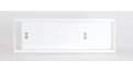 Экран из МДФ EMMY Монро 170 белый в алюминиевой раме – купить по цене 5800 руб. в интернет-магазине в городе Киров картинка 53