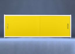 Раздвижной экран EUROPLEX Комфорт 100 желтый