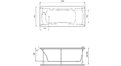 Акриловая ванна Relisan Loara 180x80 – купить по цене 23580 руб. в интернет-магазине в городе Киров картинка 17