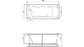 Акриловая ванна Relisan Loara 180x80 – купить по цене 23580 руб. в интернет-магазине в городе Киров картинка 8