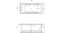 Акриловая ванна Relisan Marina 170x75 – купить по цене 15725 руб. в интернет-магазине в городе Киров картинка 17