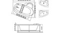 Акриловая ванна Relisan Ariadna 145x95 – купить по цене 23500 руб. в интернет-магазине в городе Киров картинка 13