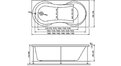 Акриловая ванна Relisan Lada 130x70 – купить по цене 11030 руб. в интернет-магазине в городе Киров картинка 13