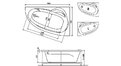 Акриловая ванна Relisan Zoya 140x90 – купить по цене 19000 руб. в интернет-магазине в городе Киров картинка 13