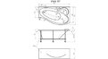 Акриловая ванна 1MarKa Gracia 160x95 – купить по цене 20300 руб. в интернет-магазине в городе Киров картинка 17