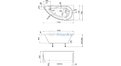 Акриловая ванна 1MarKa Piccolo 150х75 – купить по цене 11310 руб. в интернет-магазине в городе Киров картинка 25