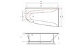 Акриловая ванна Vayer Boomerang 180x100 – купить по цене 53030 руб. в интернет-магазине в городе Киров картинка 18