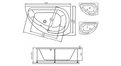 Акриловая ванна Vayer Ismena 160x105 – купить по цене 28350 руб. в интернет-магазине в городе Киров картинка 21